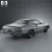 Ford Gran Torino hardtop 1974 3d model