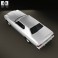 Ford Gran Torino hardtop 1974 3d model