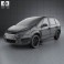 Ford S-Max 2012 3d model