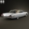 Ford Thunderbird 1961 3d model