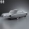Ford Thunderbird 1961 3d model