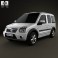 Ford Tourneo Connect SWB 2012 3d model