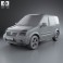 Ford Tourneo Connect SWB 2012 3d model