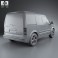 Ford Tourneo Connect SWB 2012 3d model