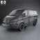 Ford Tourneo Custom SWB 2012 3d model