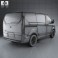 Ford Tourneo Custom SWB 2012 3d model