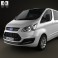 Ford Tourneo Custom SWB 2012 3d model