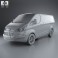 Ford Tourneo Custom SWB 2012 3d model