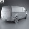 Ford Tourneo Custom SWB 2012 3d model