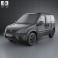 Ford Transit Connect SWB 2012 3d model