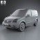 Ford Transit Connect SWB 2012 3d model