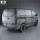 Ford Transit Custom SWB 2012 3d model