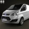 Ford Transit Custom SWB 2012 3d model