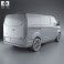 Ford Transit Custom SWB 2012 3d model
