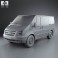Ford Transit Tourneo SWB Low Roof 2012 3d model