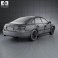 Hyundai Grandeur (Azera) 2011 3d model