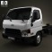 Hyundai HD65 Chassis Truck 2012 3d model