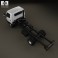 Hyundai HD65 Chassis Truck 2012 3d model