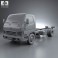Hyundai HD65 Chassis Truck 2012 3d model