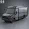 Isuzu Reach Van IVC 2011 3d model