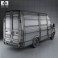 Iveco Daily Panel Van 3300 H2 2008 3d model