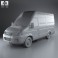 Iveco Daily Panel Van 3300 H2 2008 3d model