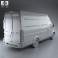 Iveco Daily Panel Van 3300 H2 2008 3d model
