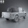 Iveco Massif pickup 2011 3d model