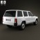 Jeep Cherokee XJ 4-door 2001 3d model