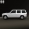 Jeep Cherokee XJ 4-door 2001 3d model