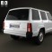 Jeep Cherokee XJ 4-door 2001 3d model