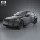 BMW 3 Series sedan (E46) 2004 3d model