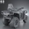 BRP Can-Am Outlander MAX XT 2013 3d model