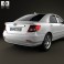 BYD F3 2012 3d model