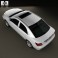 BYD F3 2012 3d model
