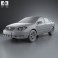 BYD F3 2012 3d model