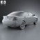 BYD F3 2012 3d model