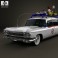 Cadillac Miller-Meteor Ghostbusters Ectomobile 3d model