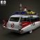 Cadillac Miller-Meteor Ghostbusters Ectomobile 3d model