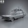 Cadillac Miller-Meteor Ghostbusters Ectomobile 3d model