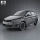 Chery A13 (Fulwin 2) hatchback 2012 3d model