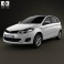 Chery A13 (Fulwin 2) hatchback 2012 3d model