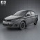 Chery A13 (Fulwin 2) liftback 2012 3d model