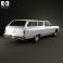 Chevrolet Chevelle (Malibu) 2-door wagon 1964 3d model