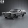 Chevrolet Chevelle (Malibu) 2-door wagon 1964 3d model