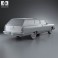 Chevrolet Chevelle (Malibu) 2-door wagon 1964 3d model