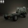 DAF Leyland T244 Chassis Truck 1989 3d model
