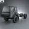 DAF Leyland T244 Chassis Truck 1989 3d model