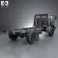 DAF Leyland T244 Chassis Truck 1989 3d model