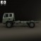 DAF Leyland T244 Chassis Truck 1989 3d model